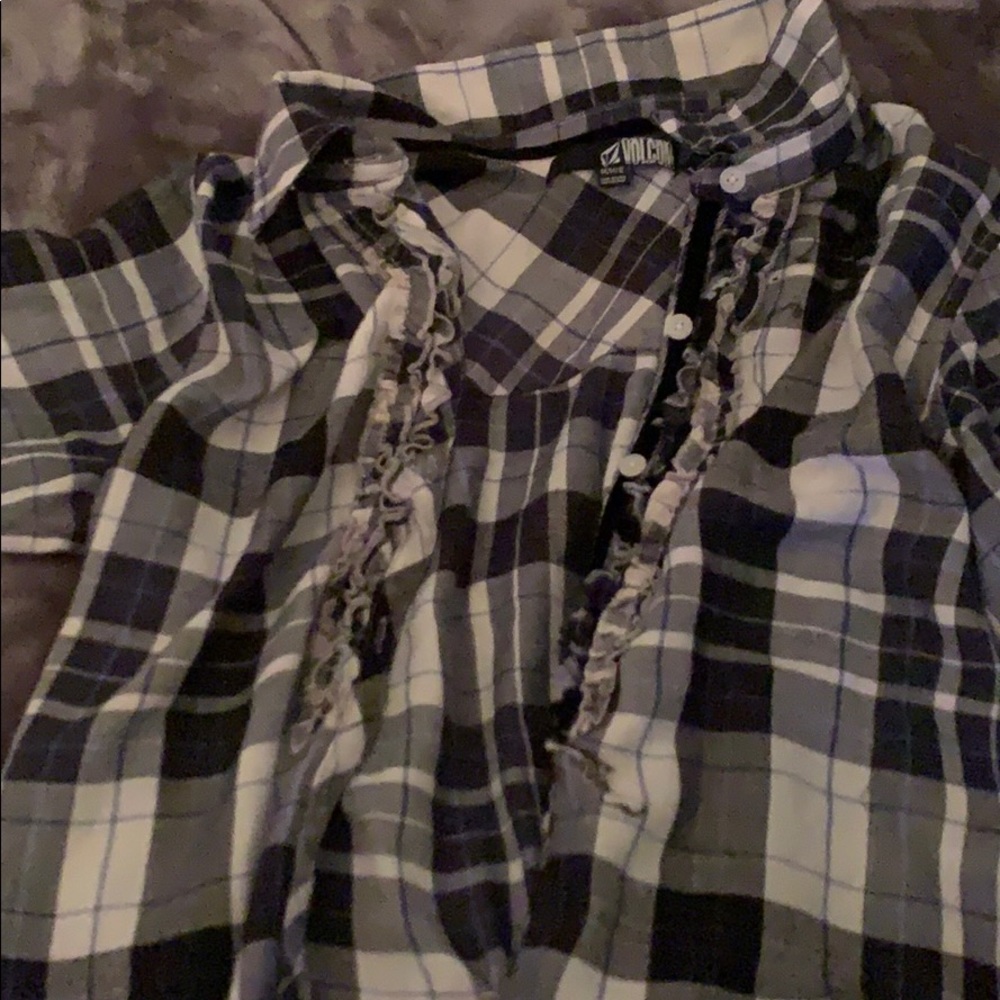 Black and white flannel